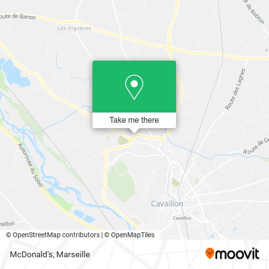 McDonald's map