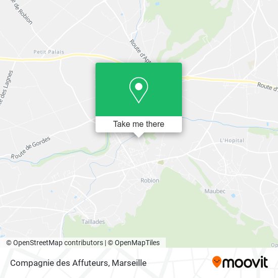 Compagnie des Affuteurs map