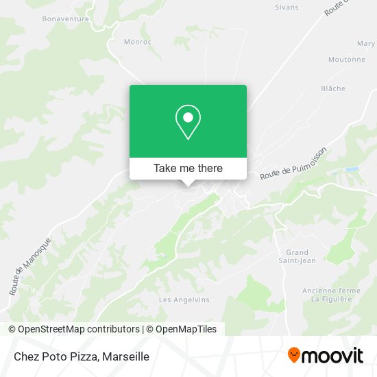 Chez Poto Pizza map