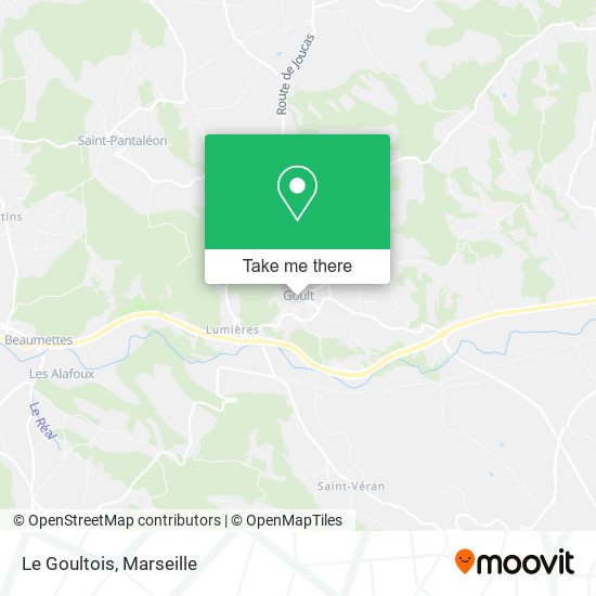 Le Goultois map