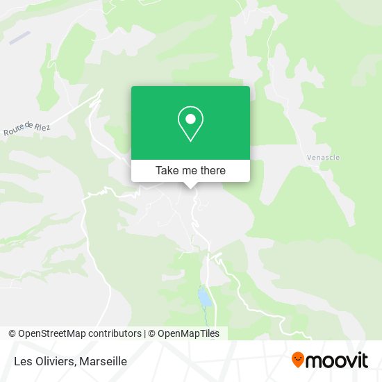 Les Oliviers map