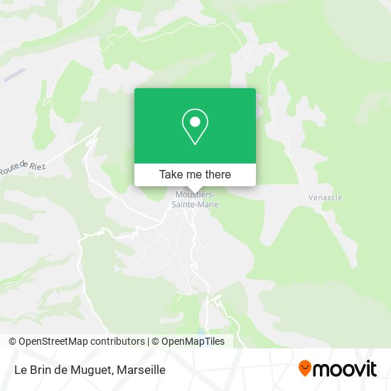Le Brin de Muguet map
