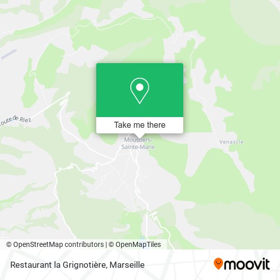 Restaurant la Grignotière map