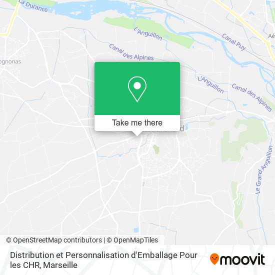Distribution et Personnalisation d'Emballage Pour les CHR map