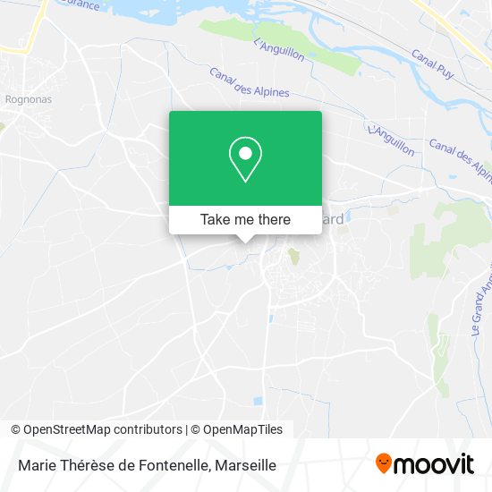 Marie Thérèse de Fontenelle map
