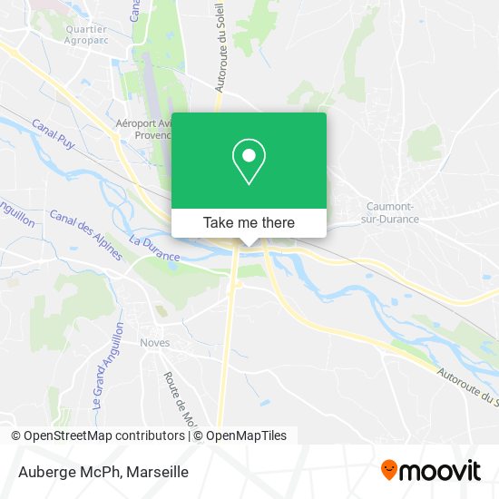 Auberge McPh map