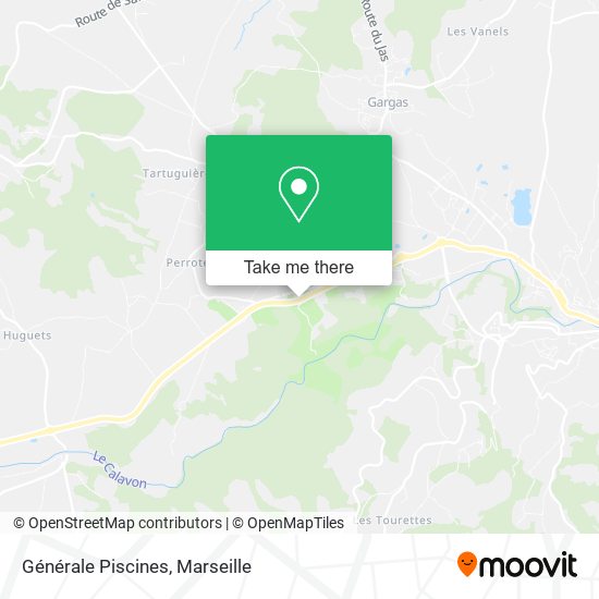 Générale Piscines map