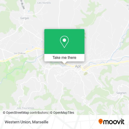 Western Union map