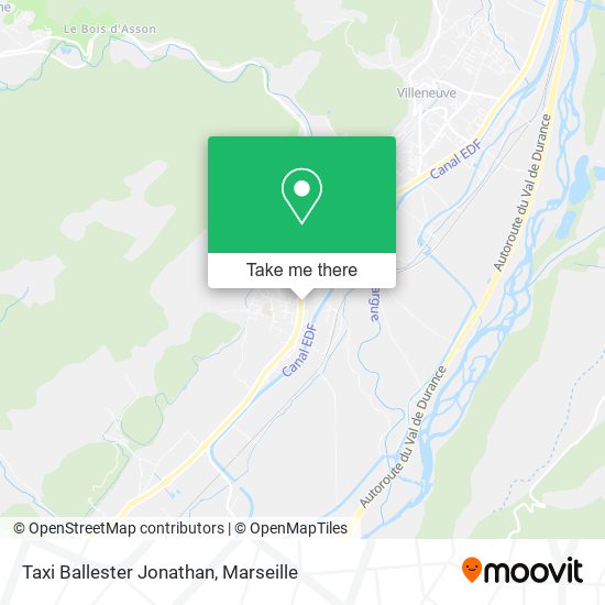 Taxi Ballester Jonathan map
