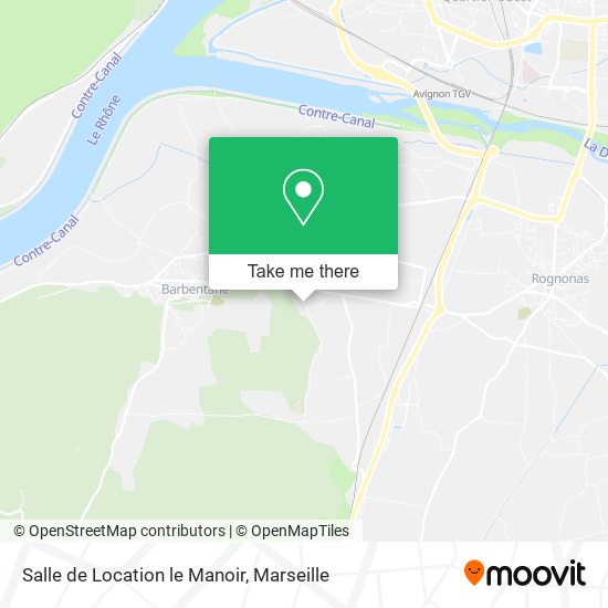 Salle de Location le Manoir map