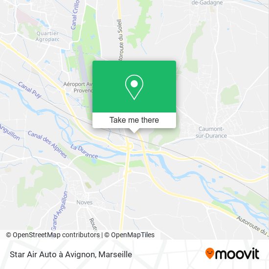 Star Air Auto à Avignon map