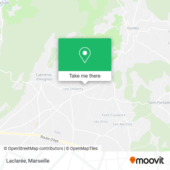 Laclarée map
