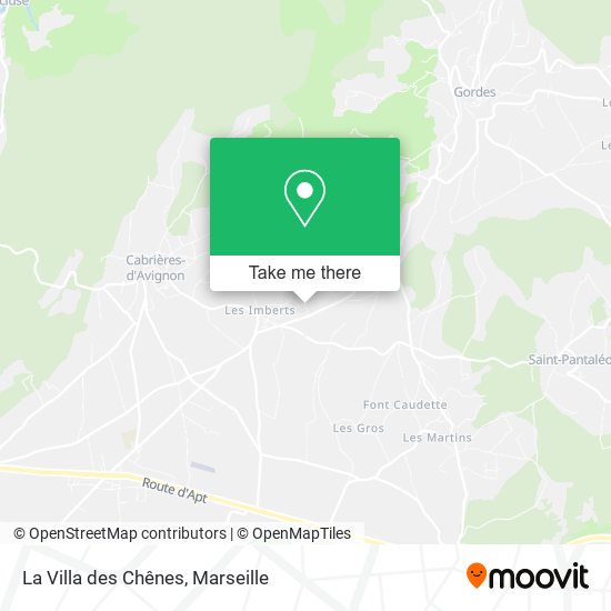 La Villa des Chênes map