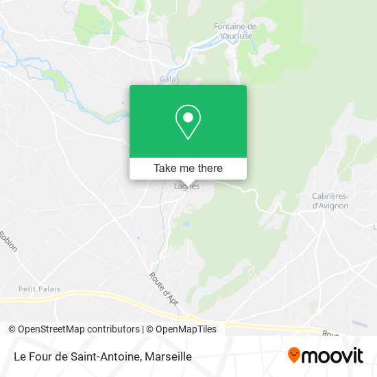 Le Four de Saint-Antoine map