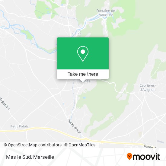 Mas le Sud map