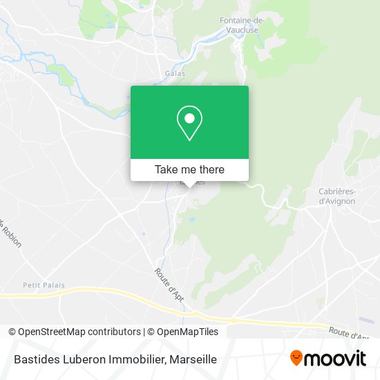 Bastides Luberon Immobilier map