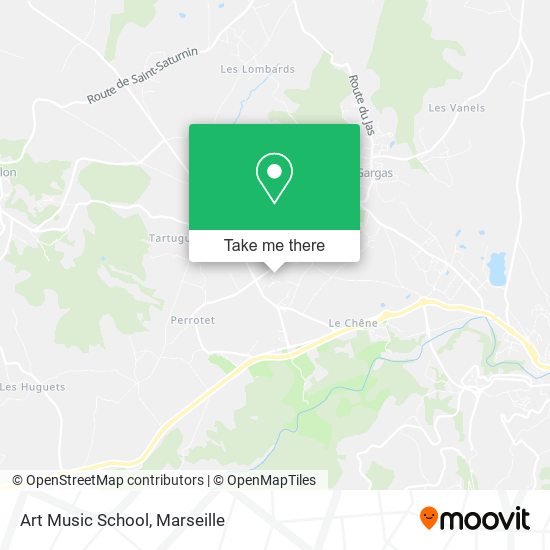 Art Music School map