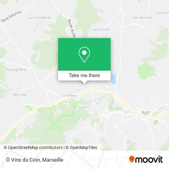 Ô Vins du Coin map