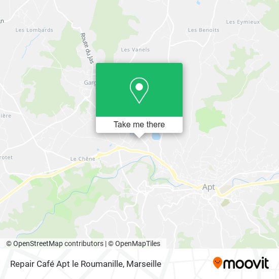 Repair Café Apt le Roumanille map