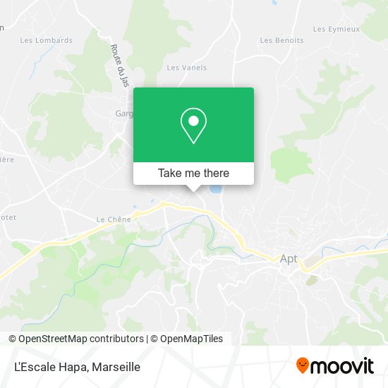 L'Escale Hapa map