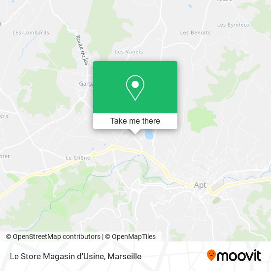 Le Store Magasin d'Usine map