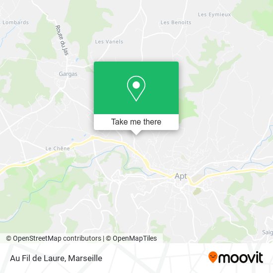 Au Fil de Laure map