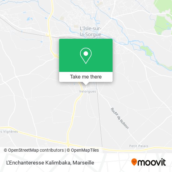 L'Enchanteresse Kalimbaka map