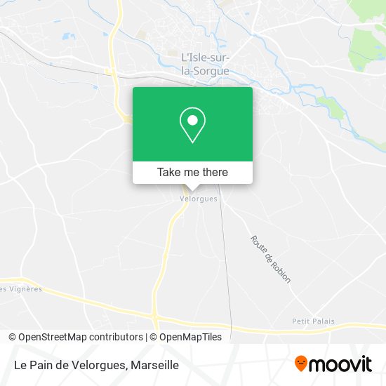Le Pain de Velorgues map
