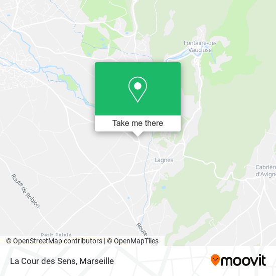 La Cour des Sens map