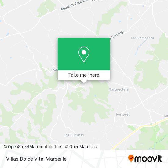 Villas Dolce Vita map