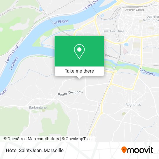 Hôtel Saint-Jean map