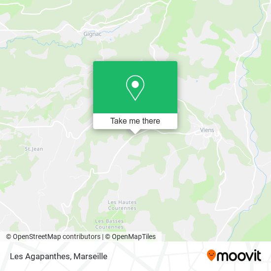 Les Agapanthes map