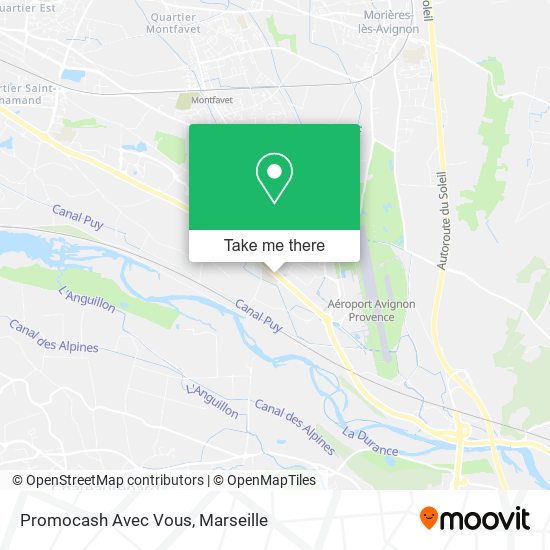 Promocash Avec Vous map
