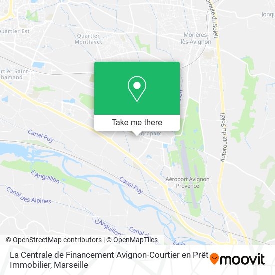 La Centrale de Financement Avignon-Courtier en Prêt Immobilier map
