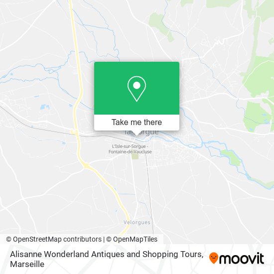 Alisanne Wonderland Antiques and Shopping Tours map