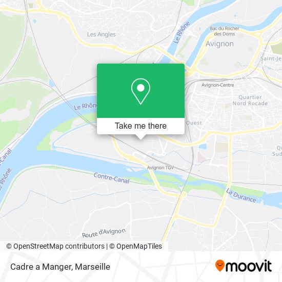 Cadre a Manger map