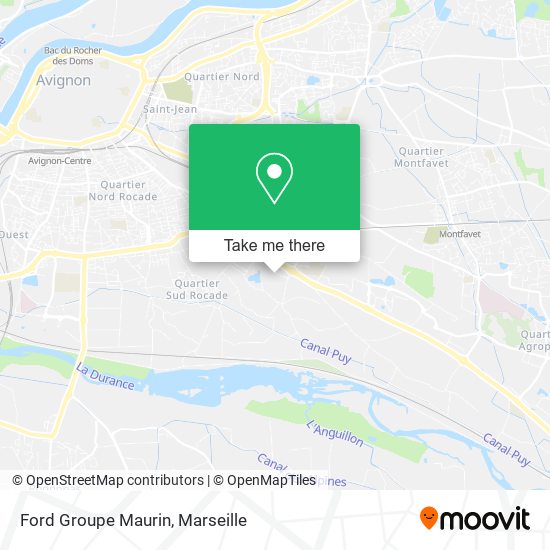 Ford Groupe Maurin map