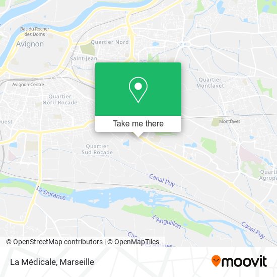 La Médicale map