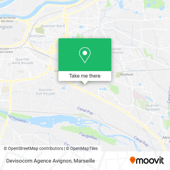 Devisocom Agence Avignon map