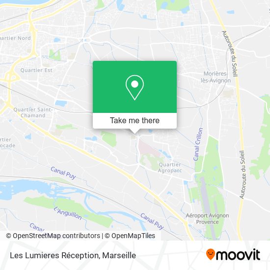 Les Lumieres Réception map