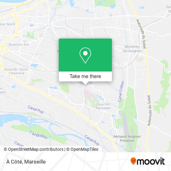 À Côté map