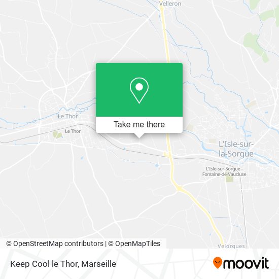Keep Cool le Thor map