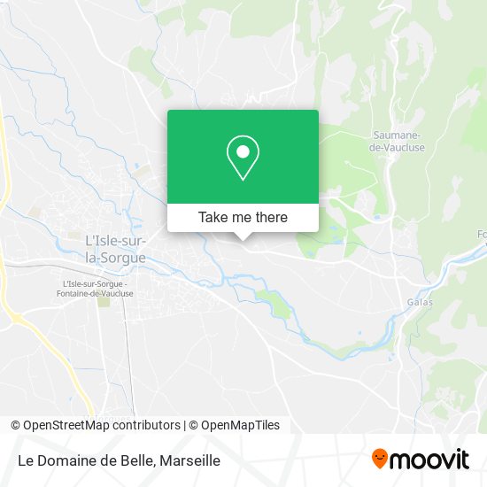 Le Domaine de Belle map