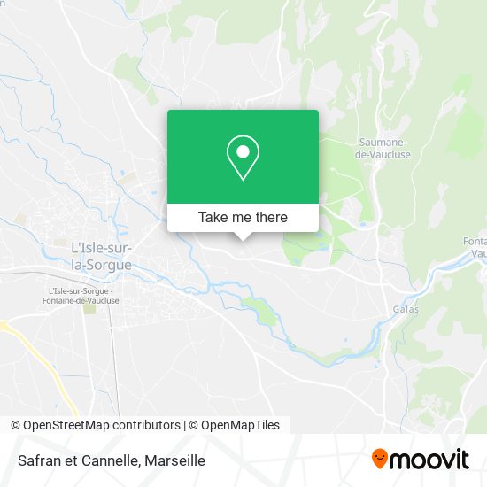 Safran et Cannelle map