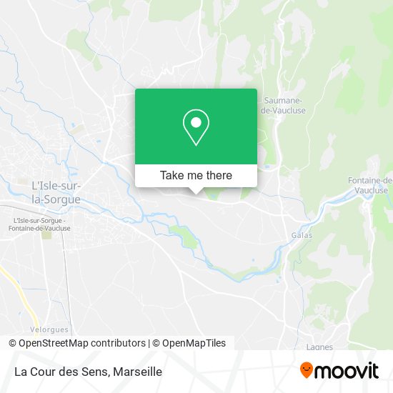 La Cour des Sens map