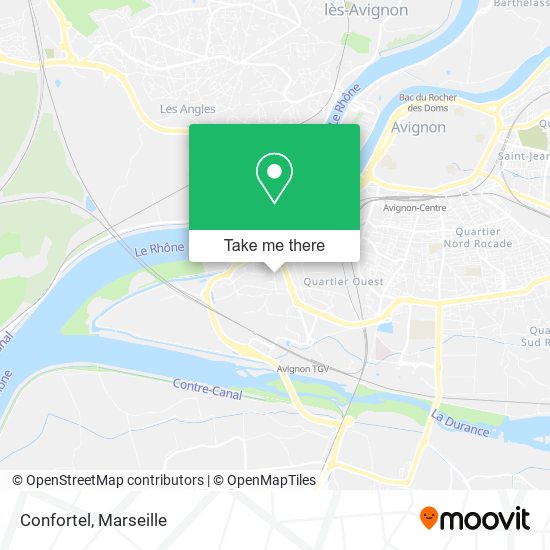 Confortel map