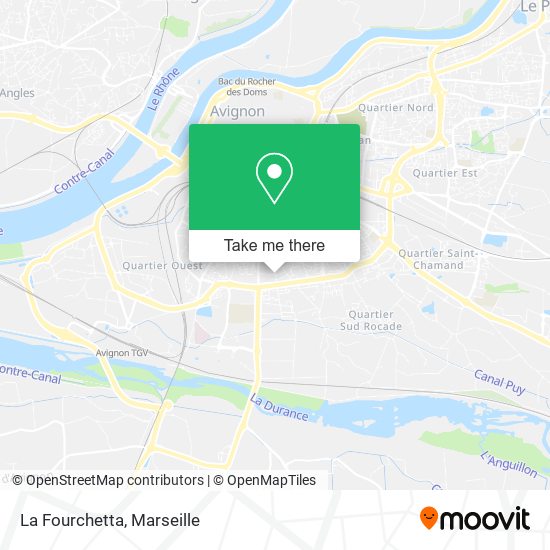 La Fourchetta map