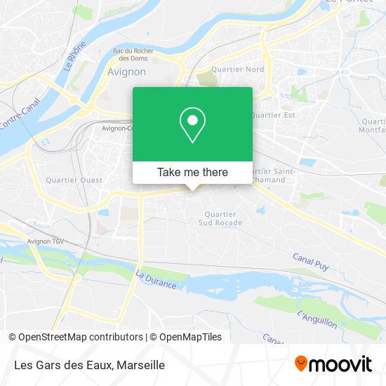 Les Gars des Eaux map