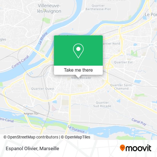 Espanol Olivier map