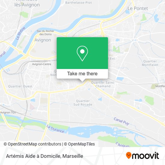 Artémis Aide à Domicile map